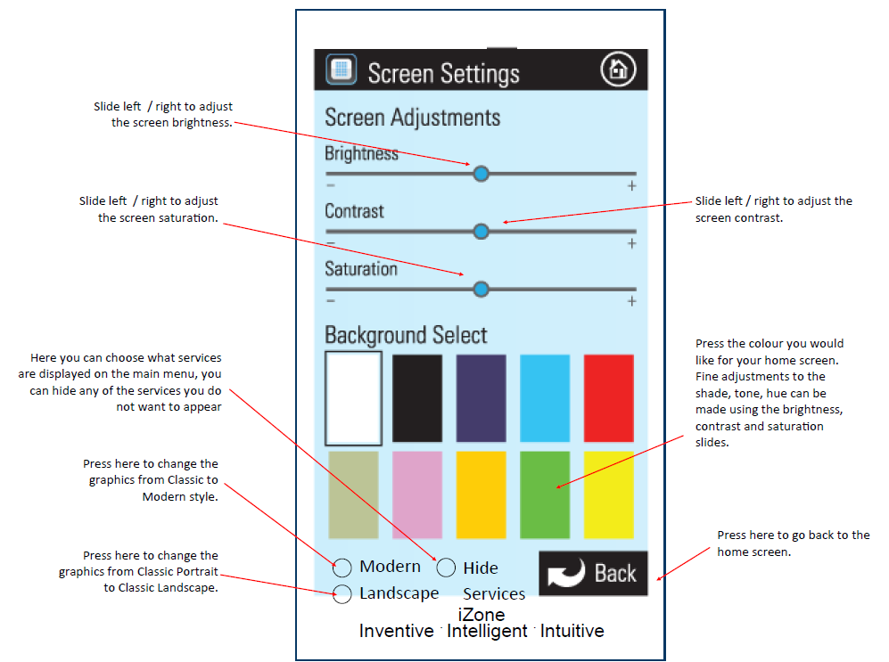 Nexus Classic Settings Menu