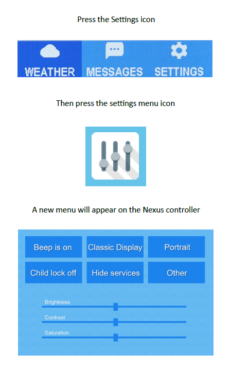 Nexus Modern Settings Menu