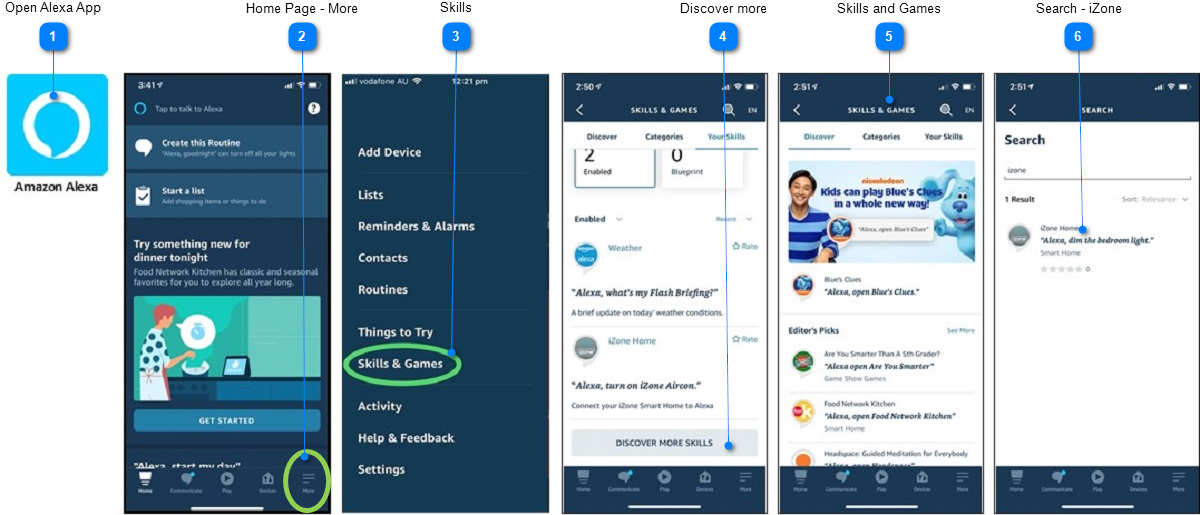 Amazon Alexa Linking Steps