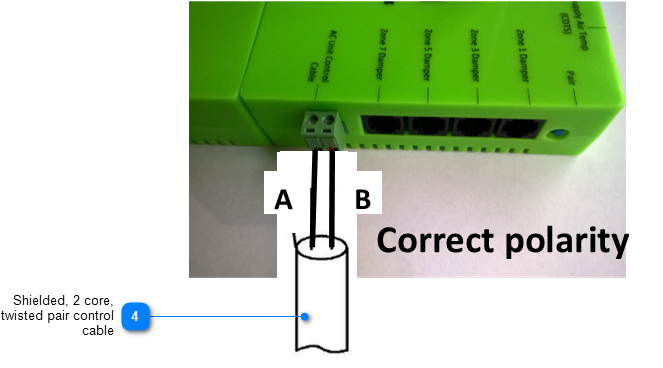 izone A B wiring