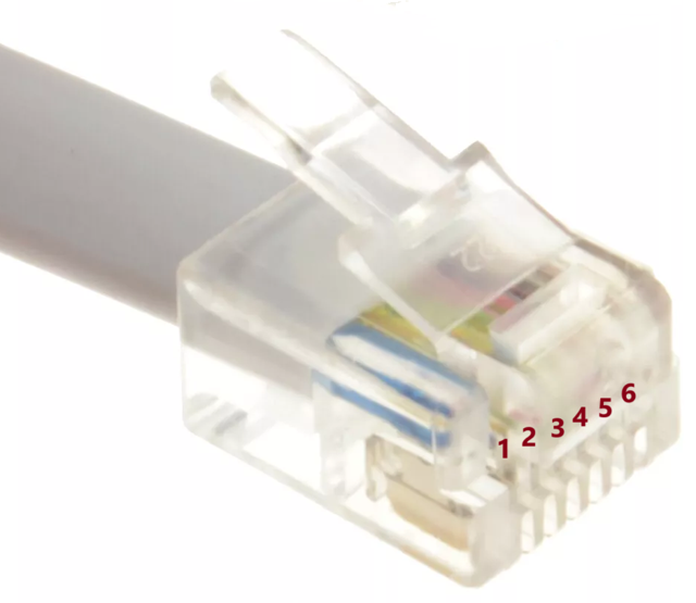 RJ12 pin out